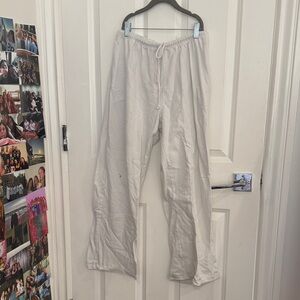 Brandy Melville white sweatpants